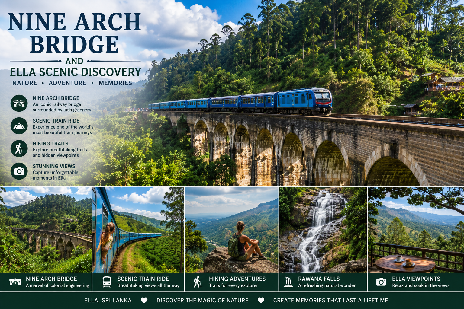 Nine Arch Bridge and Ella Scenic Discovery