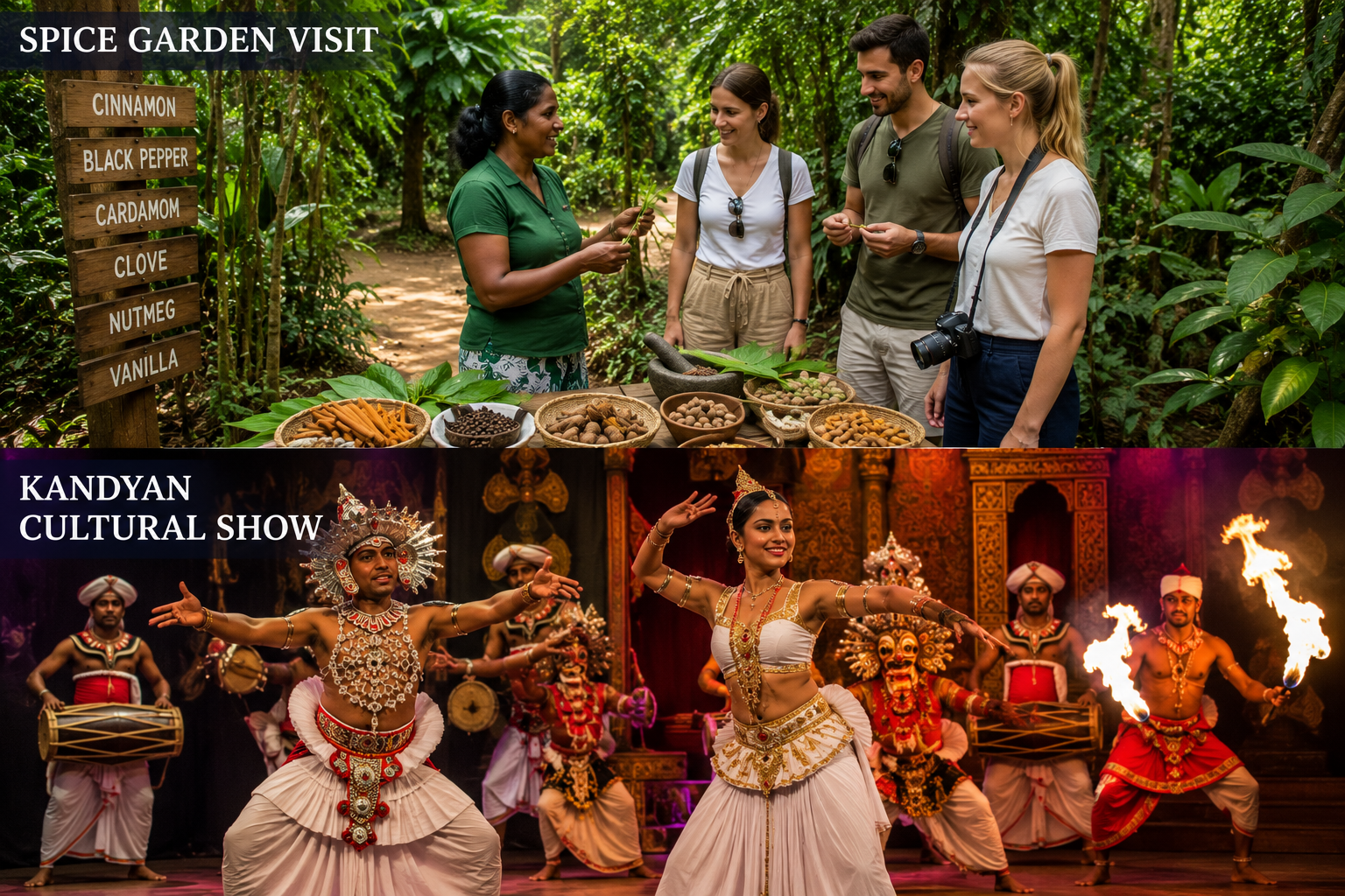 Spice Garden Visit & Kandyan Cultural Show