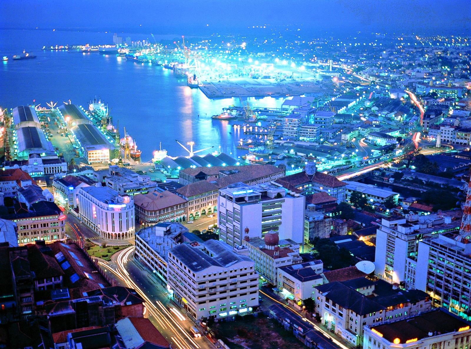 Colombo city skyline, Sri Lanka