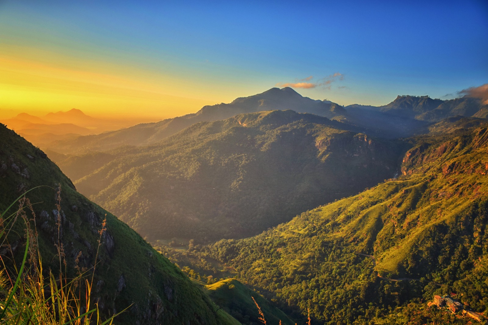 Misty mountains of Sri Lanka